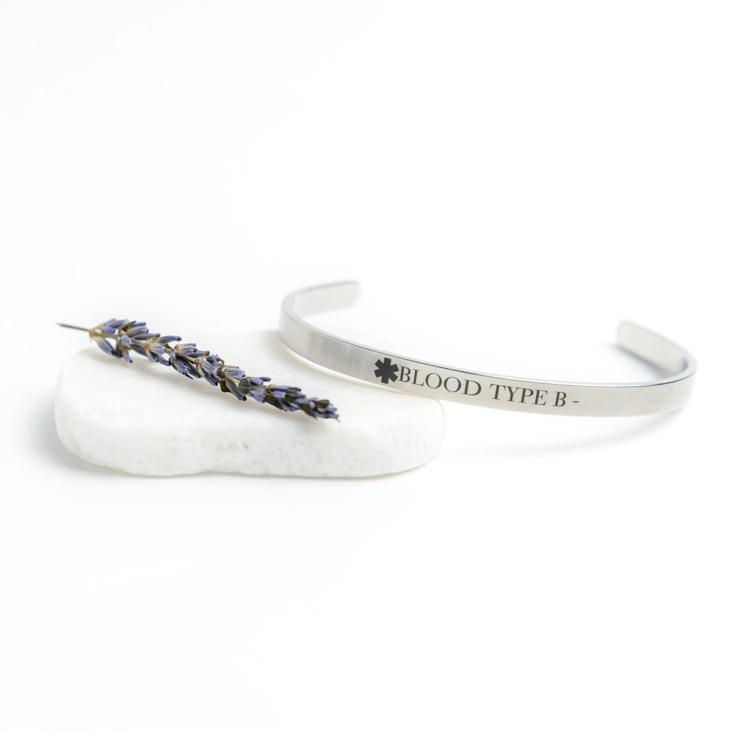 Medical Alert Blood Type Bracelet B-