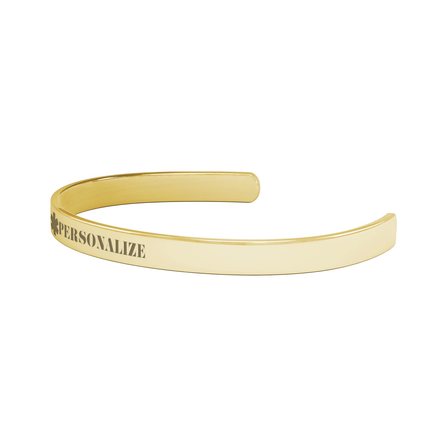 Medical Alert Cuff Bracelet, CUSTOMIZE, Medical ID Bracelet, Gold, Silver, Rose Gold, Medic alert jewelry, gift