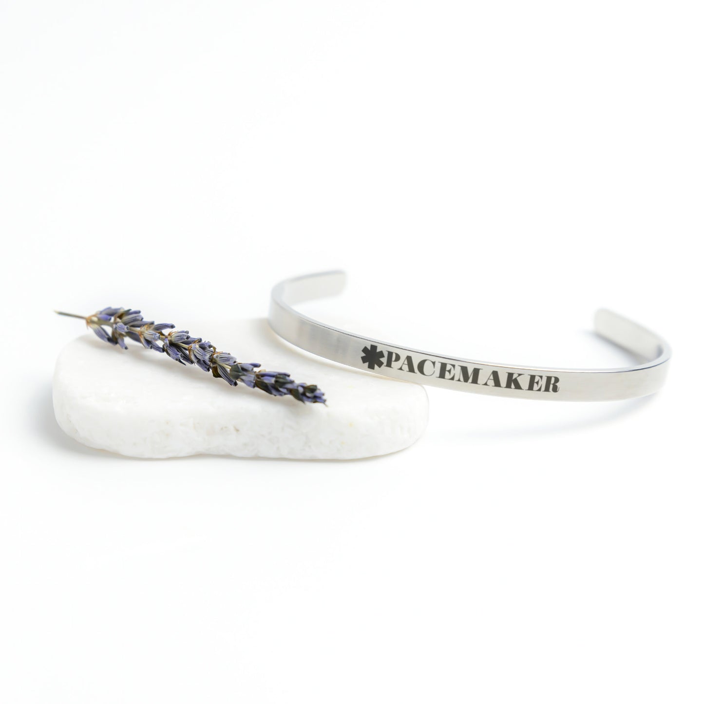 Medical Alert Cuff Bracelet | PACE MAKER | Vital Drip 7