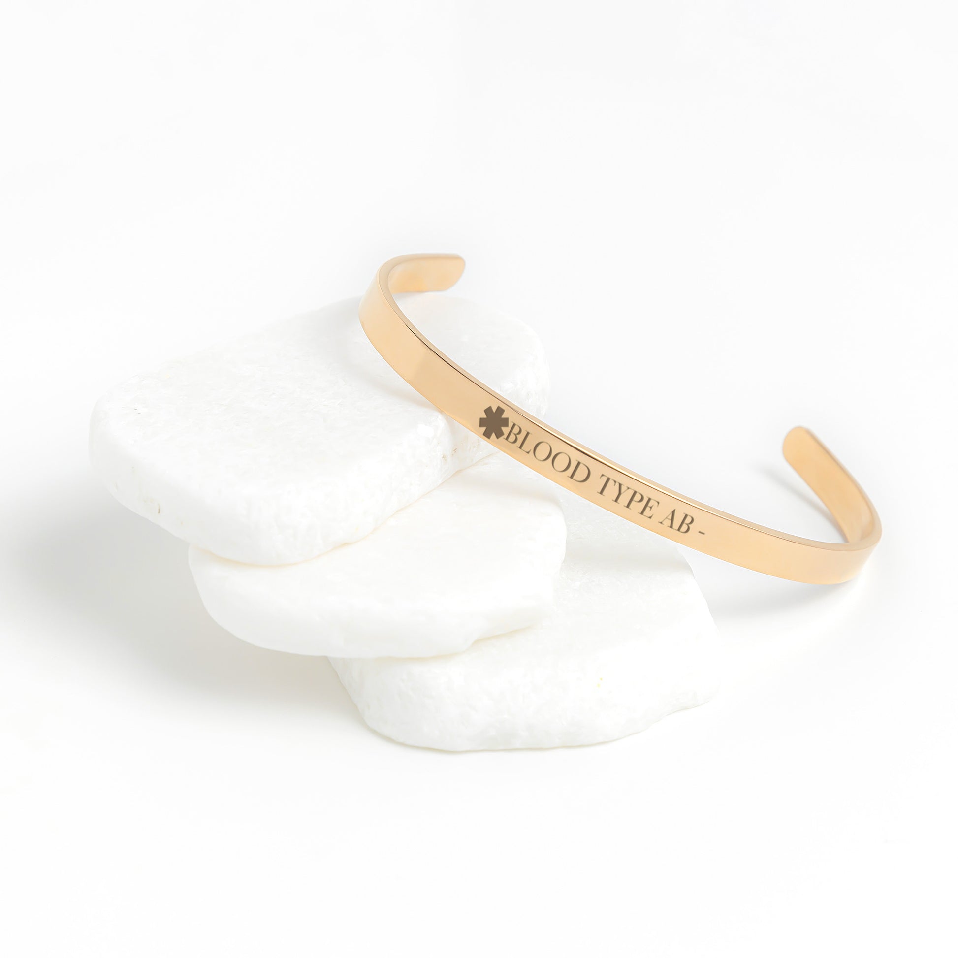 Medical Alert Blood Type Bracelet AB-