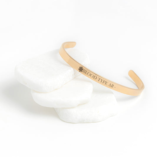 Medical Alert Blood Type Bracelet AB-
