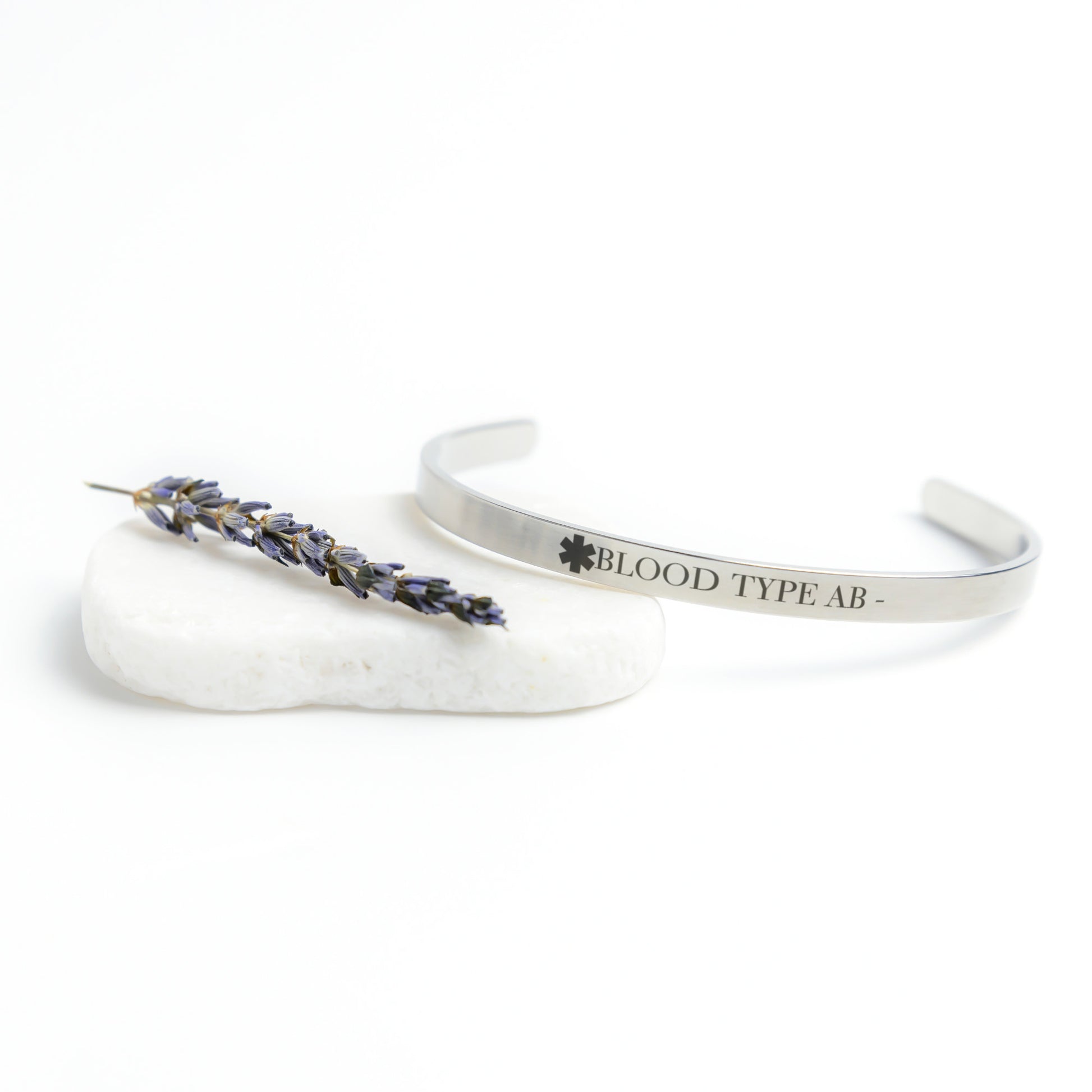 Medical Alert Blood Type Bracelet AB-