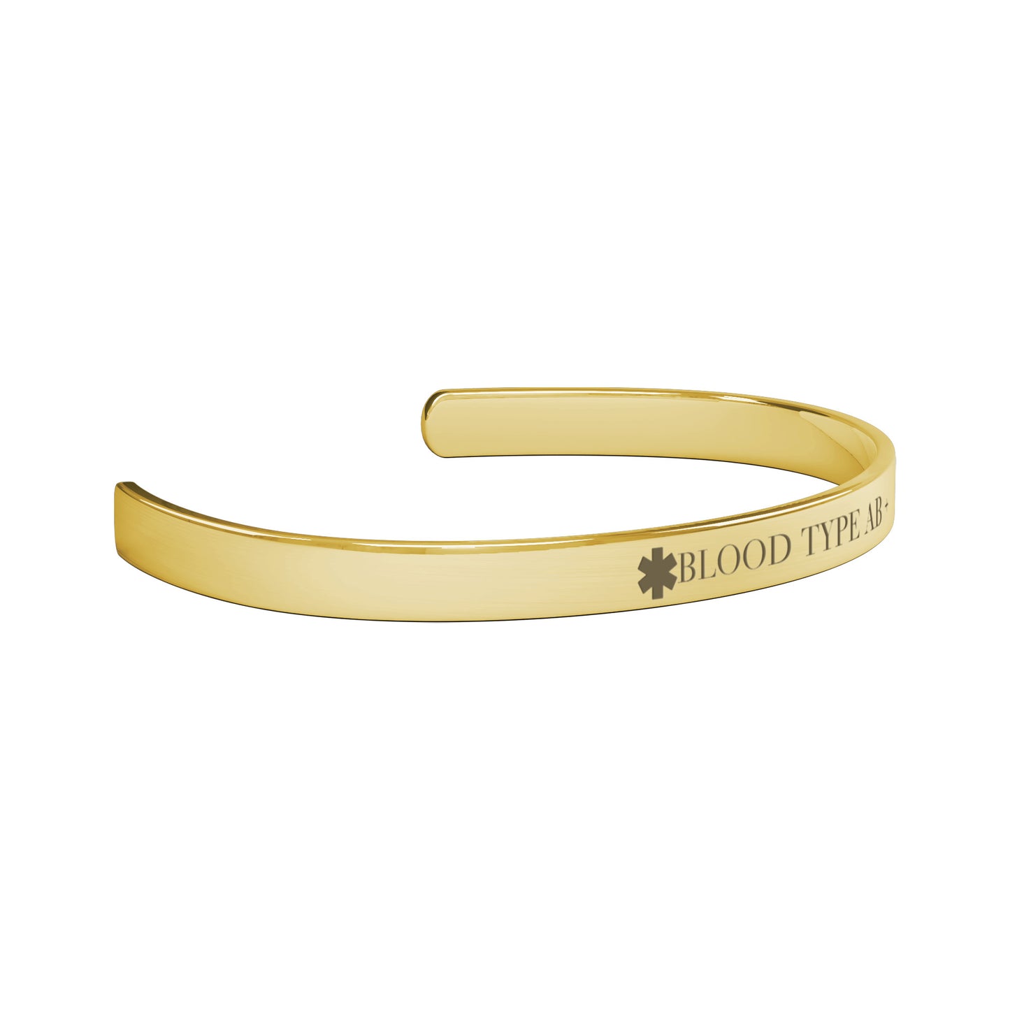 Medical Alert Blood Type Bracelet AB+