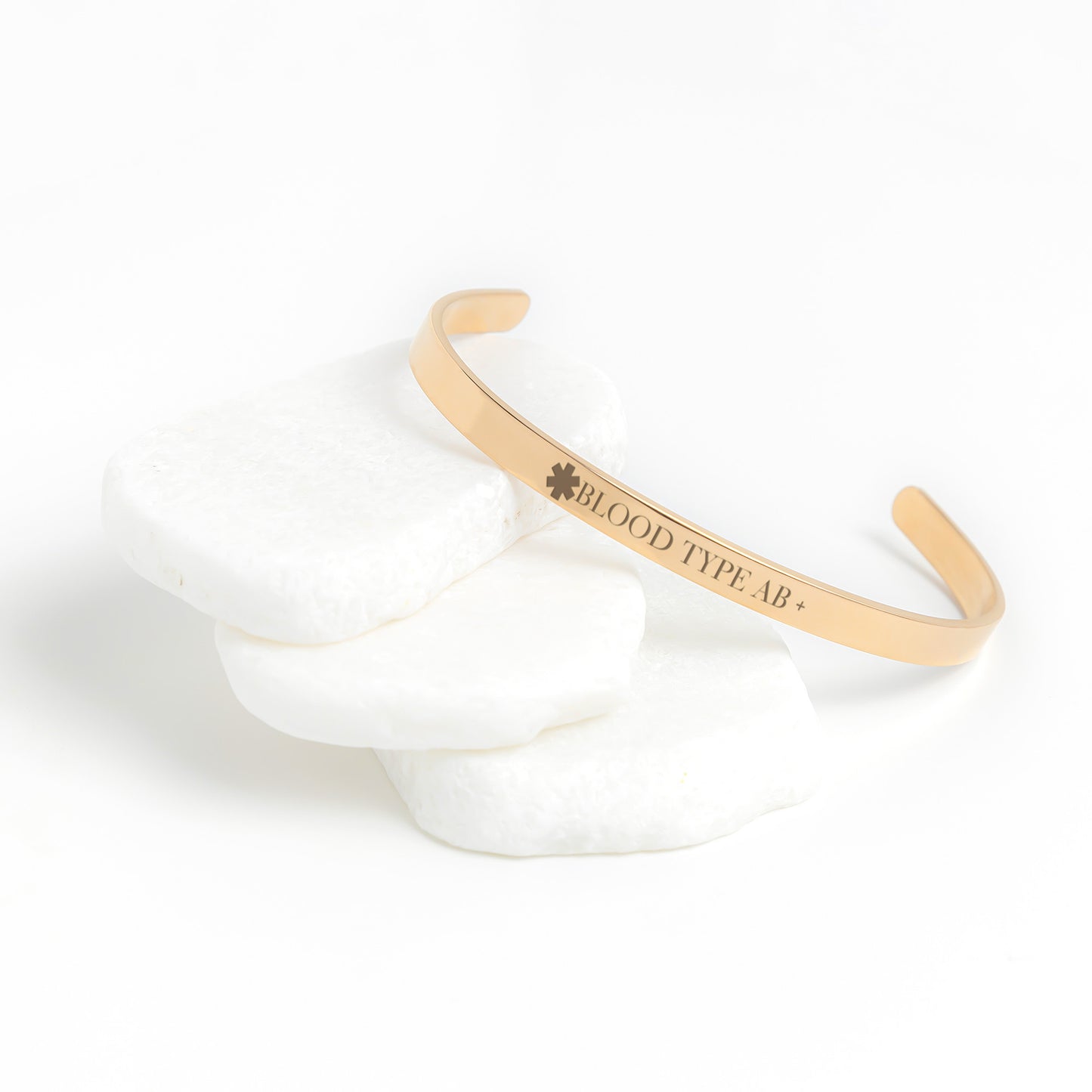 Medical Alert Blood Type Bracelet AB+