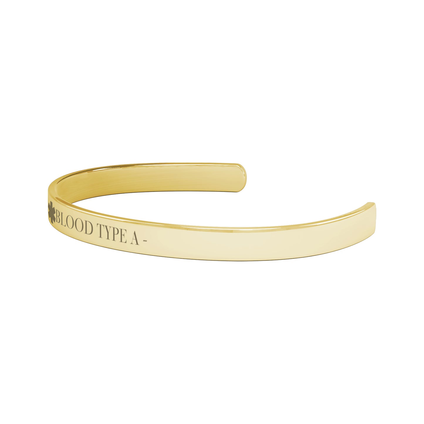 Medical Alert Blood Type Bracelet A -