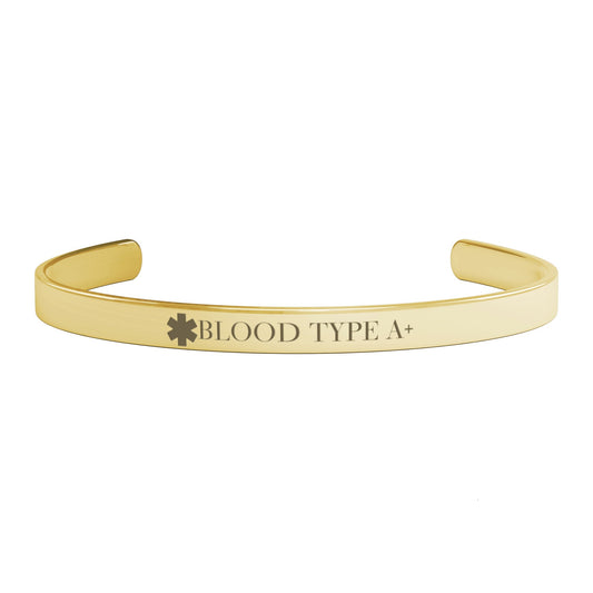 Medical Alert Blood Type Bracelet A+
