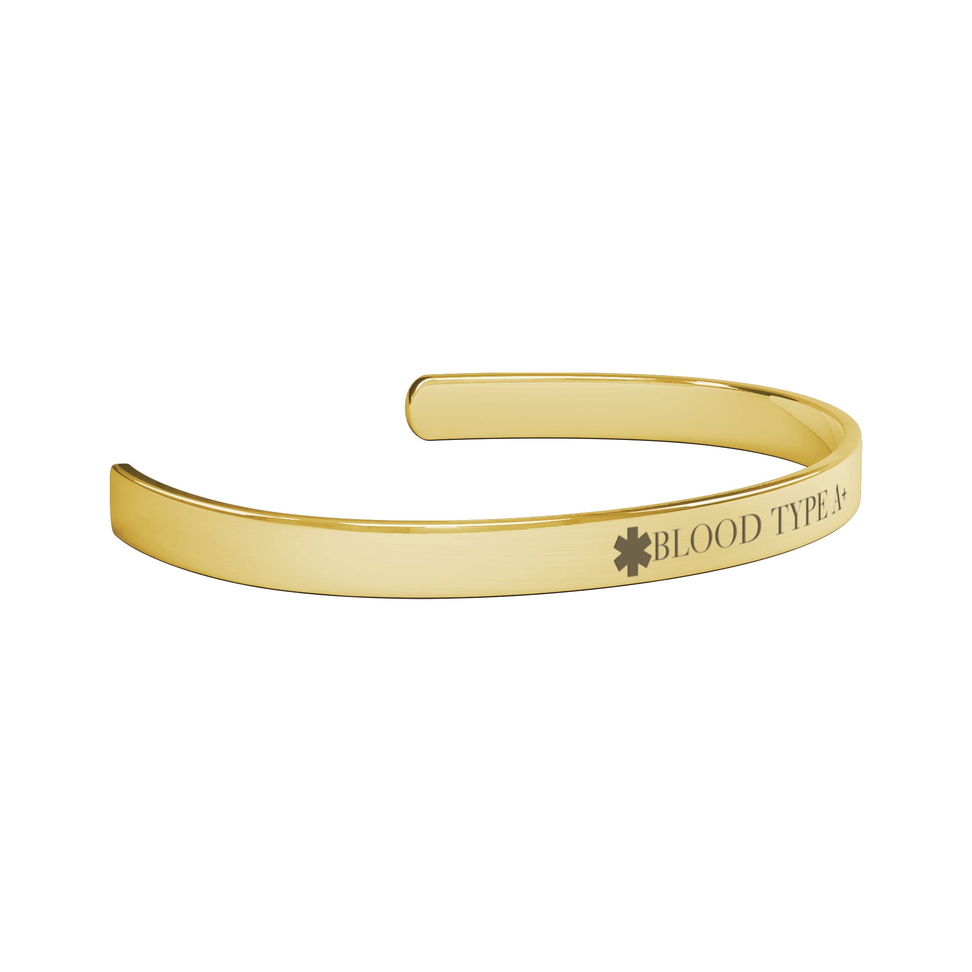 Medical Alert Blood Type Bracelet A+