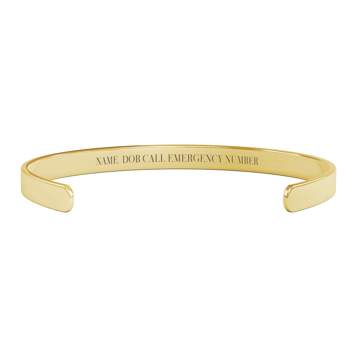 Medical Alert Cuff Bracelet, CUSTOMIZE, Medical ID Bracelet,  Gold, Silver, Rose Gold, Medic alert jewelry, gift